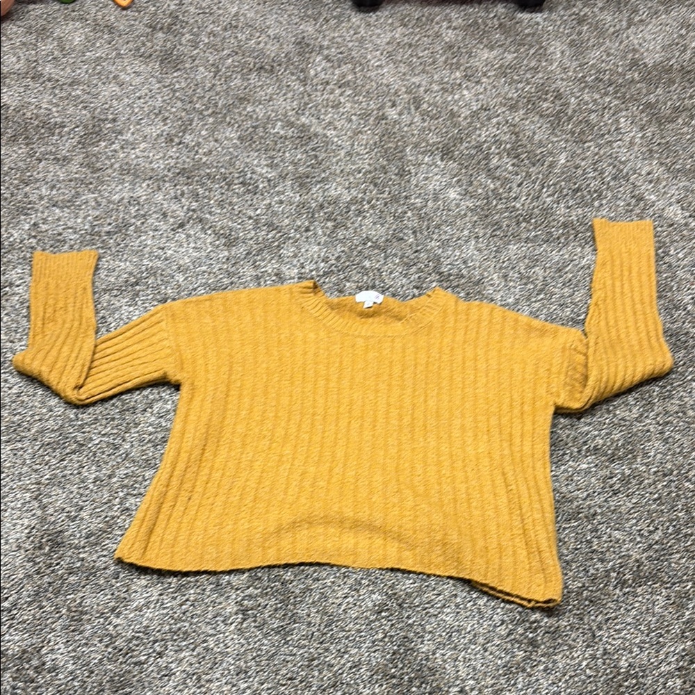 Cozy Mustard Sweater